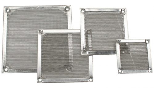 INLINE Lüftergitter Aluminium Filter 60x60 mm