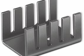 FISCHER ELEKTRONIK Kühlkörper, FK 231 SA220, Fingerkühlkörper, schwarz, Aluminium