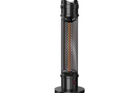 ALPINA Heizstrahler, 800 W, schwarz, In/Outdoor