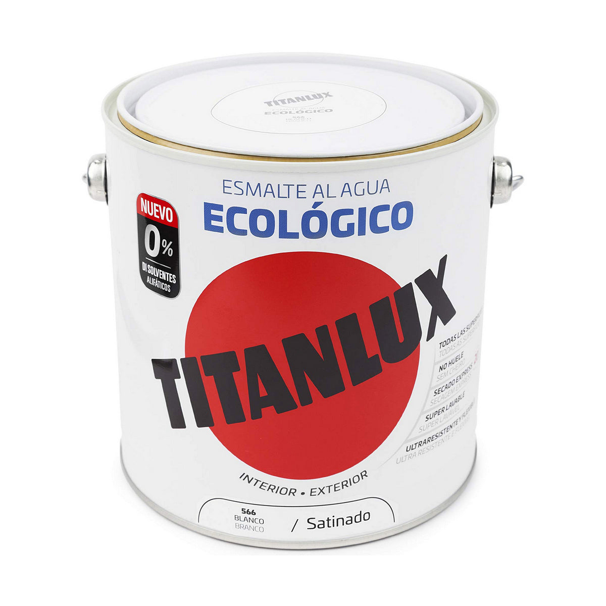 Behandlung Titanlux 01t056625 Basispolitur Wasserfest Weiß 2,5 L Satiniert 2,5 L
