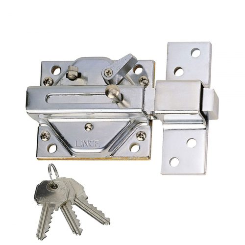 Sicherheitsschloss Lince 2930-92930hc Traditionelles verchromtes Eisen
