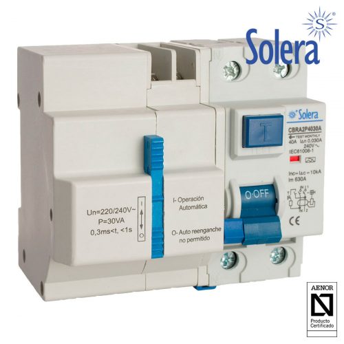 Automatischer Leistungsschalter für Wohngebäude Solera cbra2p4030a