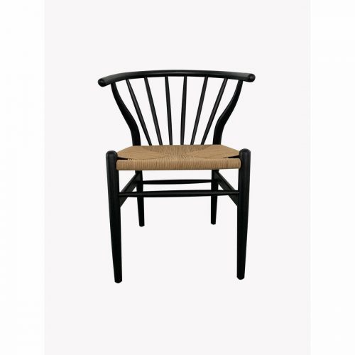 Dining Chair DKD Home Decor Black Multicolour 57 x 47 x 80 cm