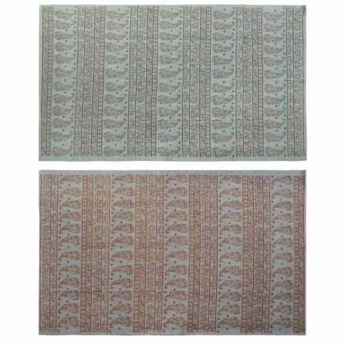 Teppich DKD Home Decor 160 x 230 x 0,4 cm Blau Polyester Grün Arab (2 Einheiten)