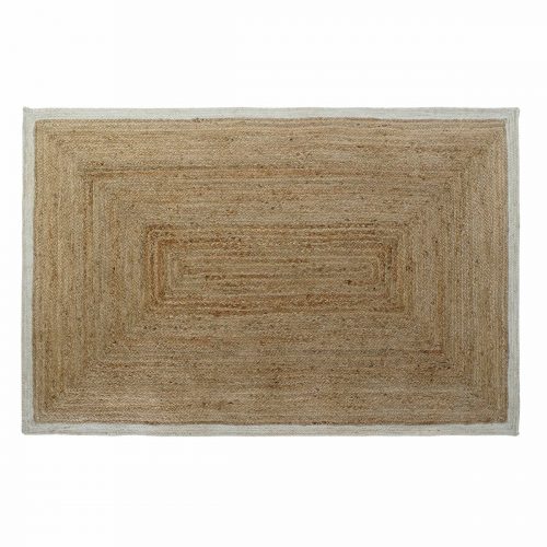 Teppich DKD Home Decor Weiß Hellbraun Scandi 160 x 230 x 1 cm