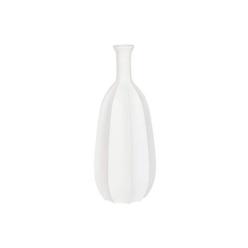 Vase Home ESPRIT Weiß Fiberglas 30 x 30 x 80 cm