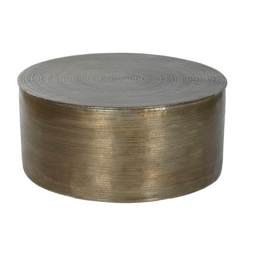 Centre Table Home ESPRIT Golden Aluminium 90 x 90 x 40 cm