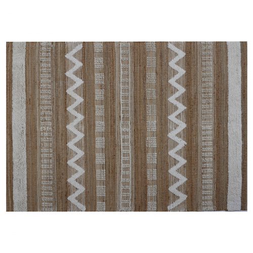 Teppich Home ESPRIT Weiß Braun Boho 200 x 300 x 1 cm
