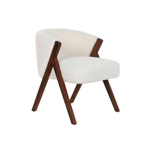 Dining Chair Home ESPRIT Polyester Wood 58 x 58 x 70 cm