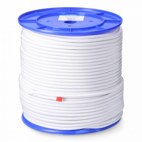 Seil EDM 87921 Weiß Polyester Latex 8 mm x 200 m Elastisch