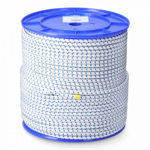 Seil EDM 87924 Blau Weiß Polyester Latex 8 mm x 200 m Elastisch