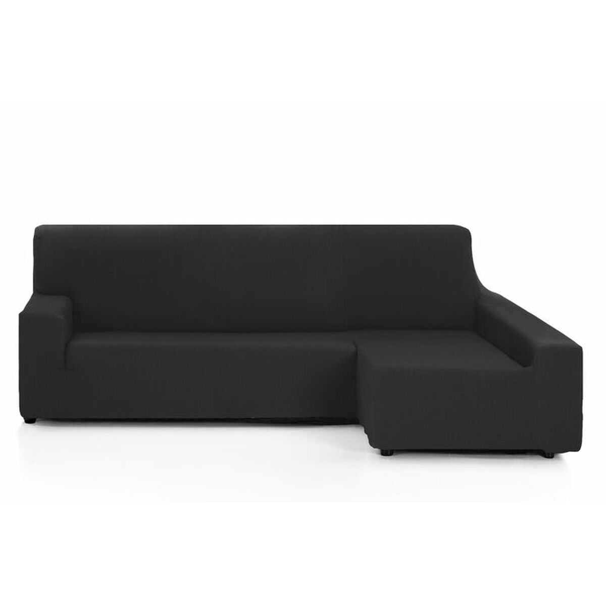 Bezug für Chaiselongue mit kurzer Armlehne rechts Hosteline OLIMPO Schwarz 48 x 29 x 14 cm