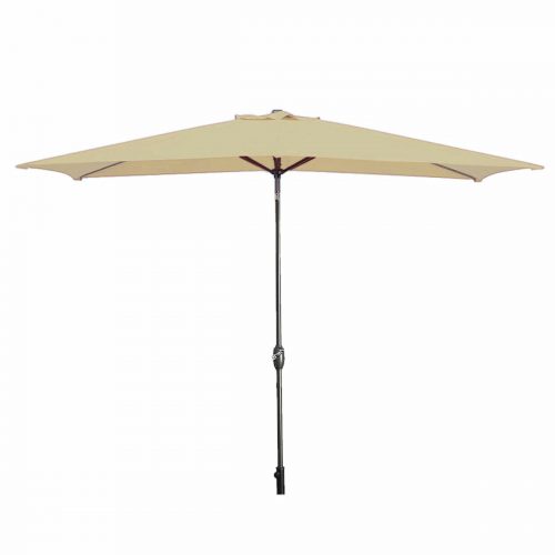 Marbueno Umbrella Steel 8 Ribs 200x300 cm Brown Garden, Pool, Terrace 10492
