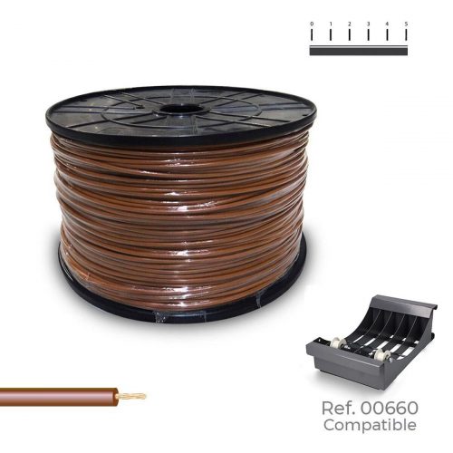 Mehradriges Elektrokabel Sediles h07z1-k Braun 1,5 mm 500 m