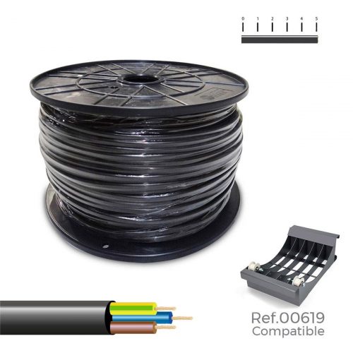Mehradriges Elektrokabel Sediles vv-k0.6/1kv Schwarz 3 x 2,5 mm 100 m
