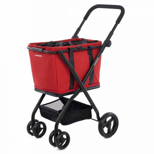 Einkaufswagen Carlett CUBE S RUBY Red