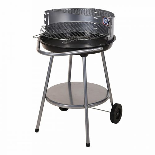 Kohlegrill mit Rollen Grill Schwarz Ø 51 cm