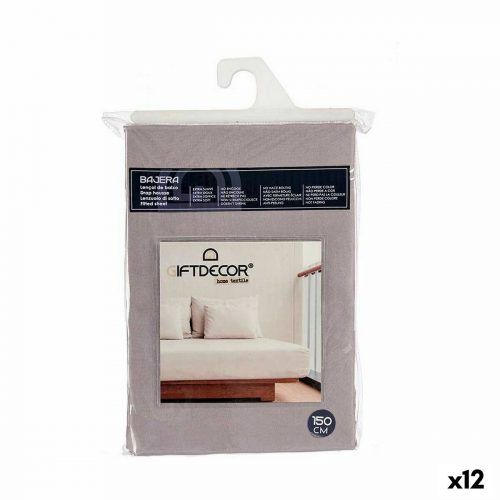 Spannbettlaken Gift Decor COL # 1-A-150 COL # 1-A-150 Anthrazit 150 cm (12 Stück)