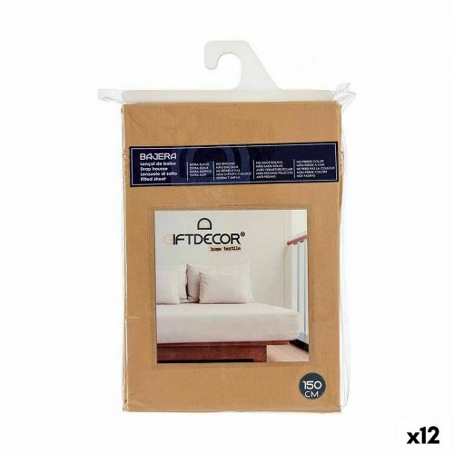 Spannbettlaken Gift Decor COL # 3-A-150 COL # 3-A-150 Beige 150 cm (12 Stück)