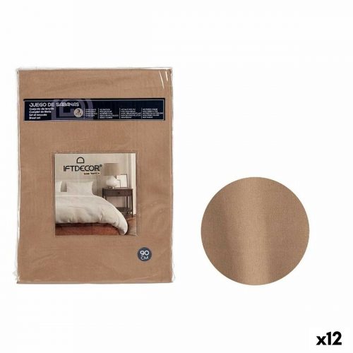 Bettwäscheset Gift Decor COL # 4-A-90CM COL # 4-A-90CM Braun Einzelbett