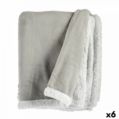 Decke Geschenk Decor 01-3 01-3 Weiß Hellgrau 130 x 1 x 170 cm (6 Stück)