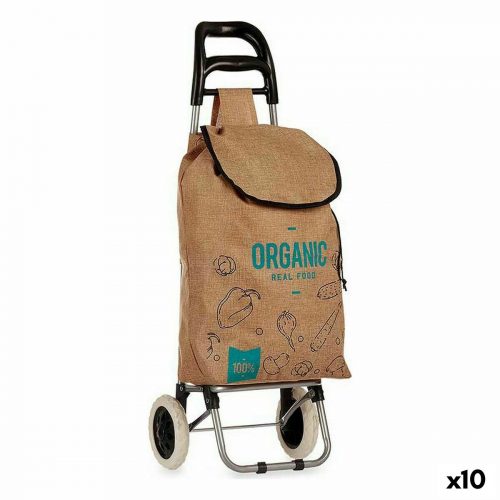 Einkaufswagen Kinvara 76055 WR3050-6A Organic Blau Braun 3,3 L 36 x 95 x 35 cm (10 Stück)