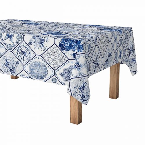 Tischtuchrolle Exma Anti-Flecken Blau Keramik 140 cm x 25 m