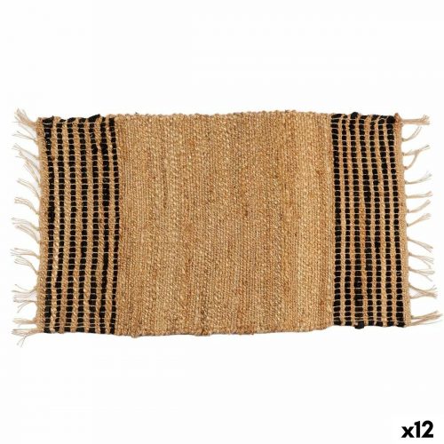 Teppich Geschenkdekor 84862-CEEJAY 84862-CEEJAY Schwarz Natur 60 x 90 cm (12 Einheiten)