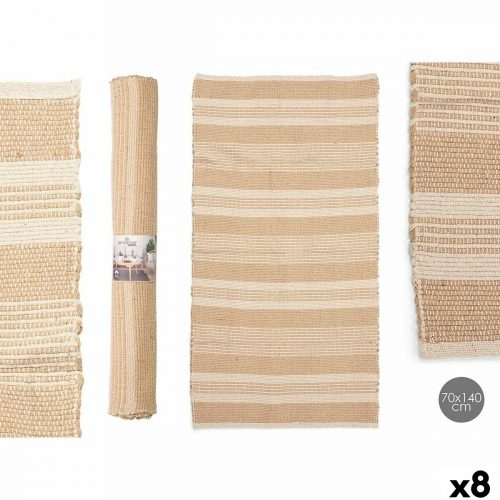 Teppich Gift Decor NO.01 NO.01 Weiß Braun 70 x 140 cm (8 Einheiten)