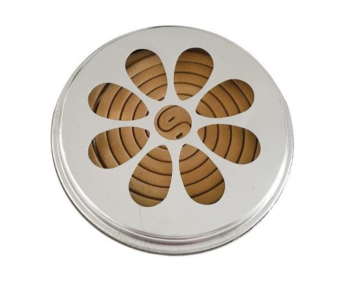 10 Citronella Rauchspiralen mit Halter Zitronengras Citronella-Duft