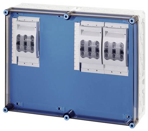 Hensel 20001322 NH-Sicherungshalter Sicherungsgröße = 0 3polig 125A 800V