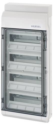 Hensel 6100051 KV 9448M Kleinverteiler Aufputz Anzahl Teilungen = 48 Anzahl Reihen = 4 Inhalt 1St.